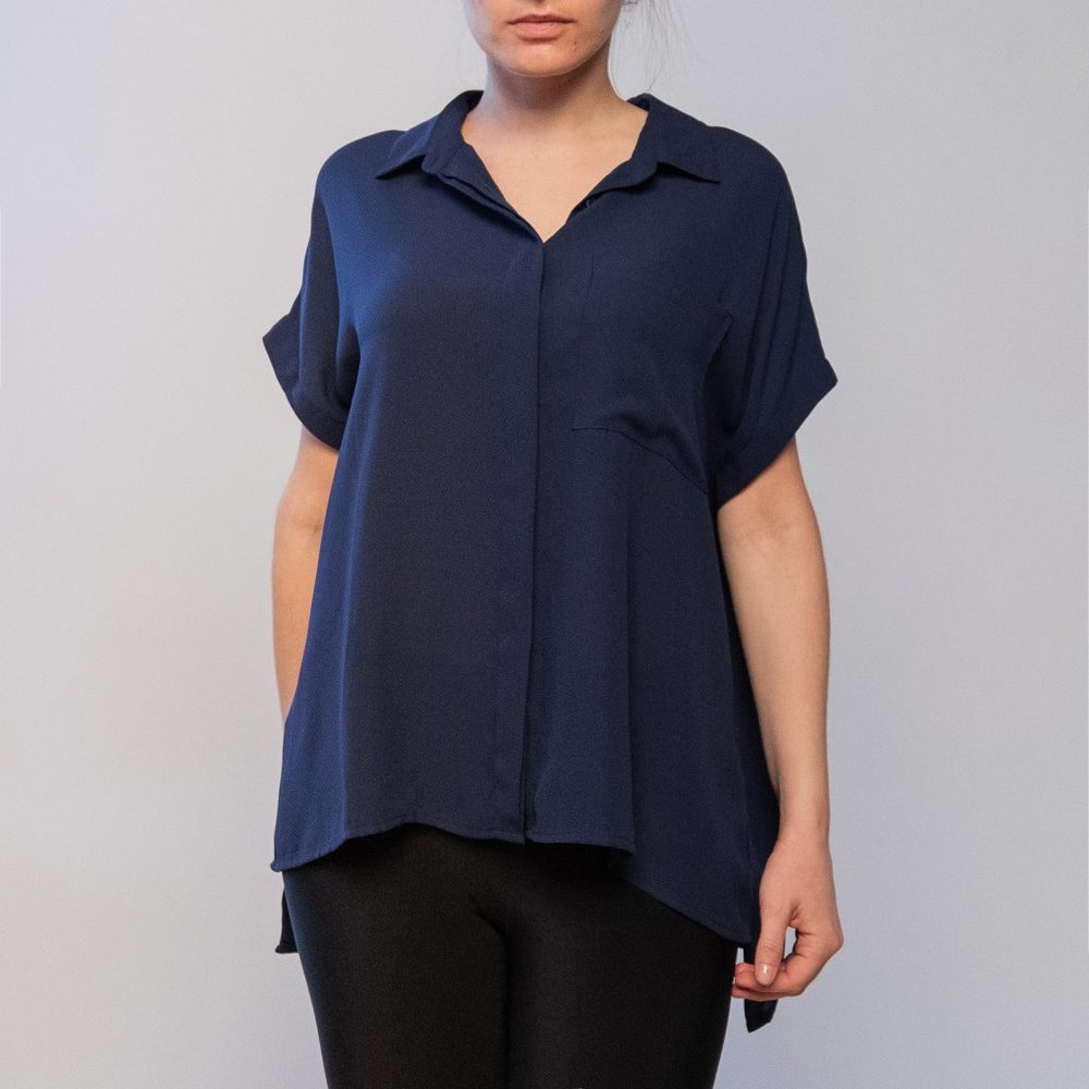Banana Republic Navy Blue Top